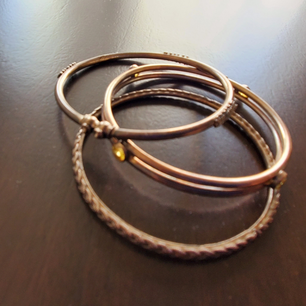 Solid Silver Bangles - image 2